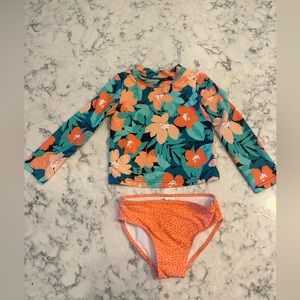 Just One You by Carter’s Rash Guard Two Piece Toddler Swimsuit